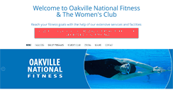Desktop Screenshot of oakvillenationalfitness.com